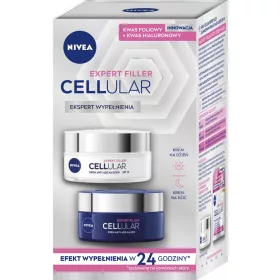   NIVEA Hialuronski Cellular Filler kozmetični set, dnevna krema in nočna krema
