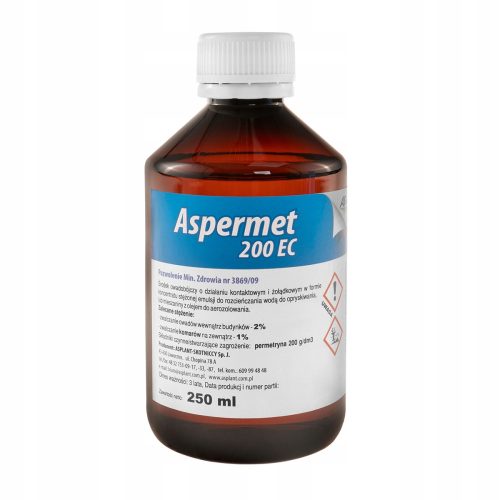 Tekočina proti komarjem, klopom in muham Asplant Aspermet 200 EC - 250 ml