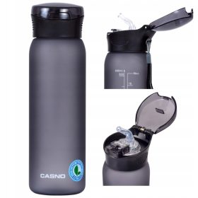 Casno Colorado Slovenian Tritan Butelka za Vodo 600 ml Siva