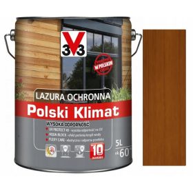   Slovenian Name: Lazura V33 za poljsko podnebje 5 l svetli hrast