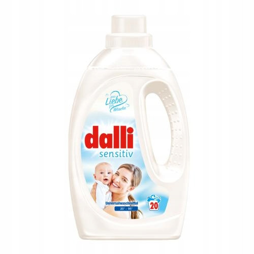 Hipoalergeni univerzalni gel za pranje DALLI, bel, 20 pranj, 1,1 l