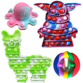 Dekompresijska igrača za sprostitev Pop it Bubble Push