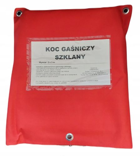 Gasilna steklena protipožarna odeja POLISH OHS FIRE PROTECTION 200x300cm