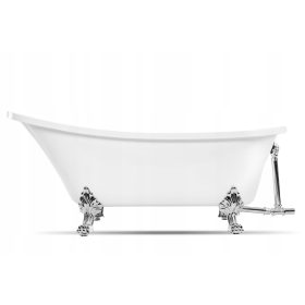   Eleganten prostostoječi akrilni kopalniški bide 150 x 72 cm