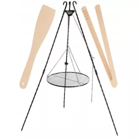  STATIV ZA VRTNI ŽAR + MREŽICA + KURIŠČE 60 CM