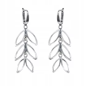  Srebrni uhani 925 Kłos