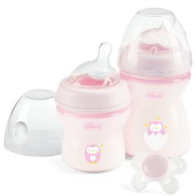   Chicco Darilni set za hranjenje Natural Feeling 150ml + 250ml + Dude