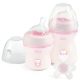 Chicco Darilni set za hranjenje Natural Feeling 150ml + 250ml + Dude
