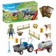 Traktor Playmobil s prikolico z rezervoarjem za vodo 70367