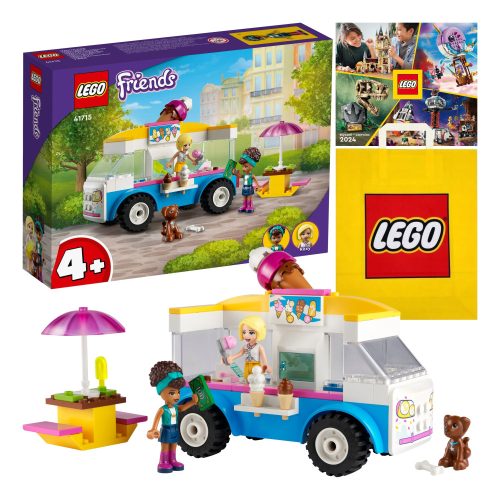 LEGO Friends Furgonetka z Lodami 41715 + Torba za darilo + Katalog LEGO