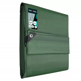   Večnamenska zaščitna cerada 6x10m, olivno zelena, vodoodporna 120g/m2