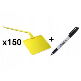  Prostostoječa tabla rumena 105 x 44 cm 150 kos.