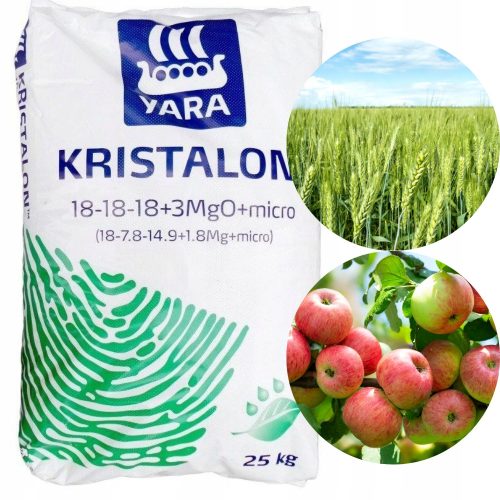Yara Kristalon Zeleni 18-18-18 NPK Gnojilo 25 kg