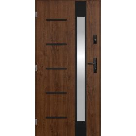 Vrata NOVA 72 črna inoks 100 cm