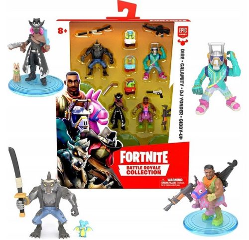 FORTNITE SQUAD FIGURICE DIRE CALAMITY YONDER GIDDY 4-PAK