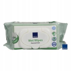 Abena vlažilni robčki brez vonja s sponko 80 kosov