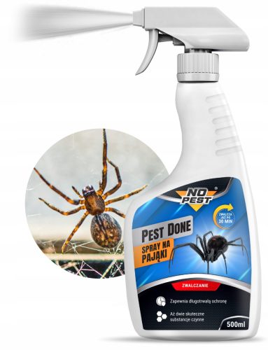 Razpršilo proti ščurkom, mravljam, pajkom, stenicam, srebrnim ribicam No-Pest 0,5 kg 500 ml