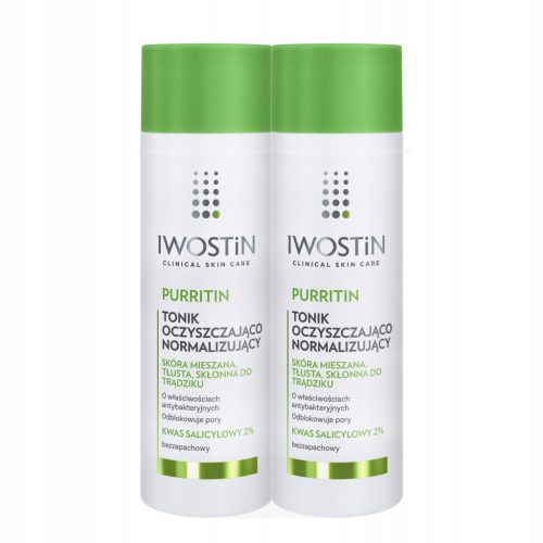 Čistilni in normalizirajoči tonik Iwostin Purritin, 200 ml