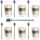 Kavni set Vialli Design za latte 350 ml 6 kosov