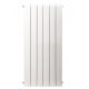  Aluminijasti radiator Faral 514 W bel 240 x 880 x 95 mm - stranski priključek