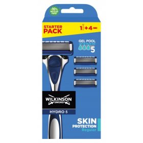    Wilkinson Hydro 5 Skin Protection Regular kartuša za brivnik, 4 kosi.