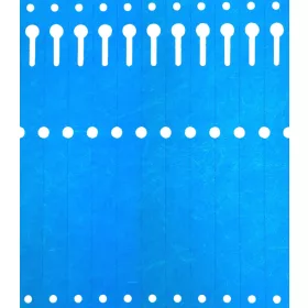  Tyvek etikete 17x220, plisirane, 2500 kosov, modre