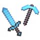 Diamantni meč in kramp figura Minecraft