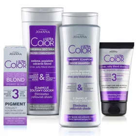  Komplet za srebrno blond lase Joanna Ultra Color