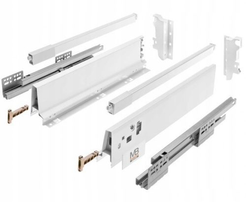 SZUFLADA MODERN BOX GTV, SREDNJA L500 H135, BELO
