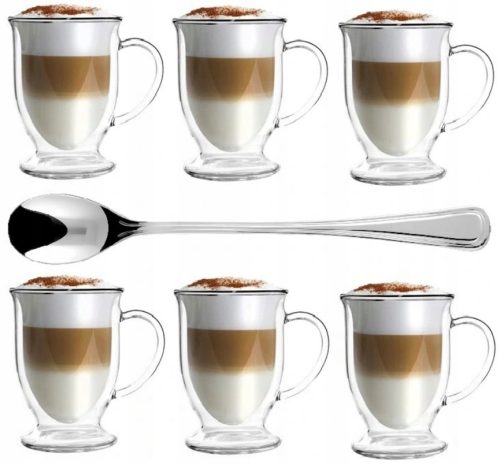 Vrhunska steklenička za latte 250 ml 6 kosov