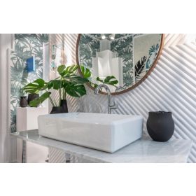 Okrasni trak Orac 3D W110, 250 x 18 cm, bela barva