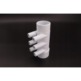 Okrogli razdelilnik vode 6xD25 za Jacuzzi/SPA