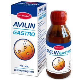   AVILIN Gastro tekočina za zdravljenje razjed in razjed v požiralniku ter želodcu, 110 ml