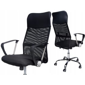  Črni vrtljivi stol Funfit