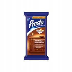 PRESTO vlažilni robčki za pohištvo 55 kos
