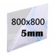 Brezbarvna PLEKSI plošča 80x80x5mm