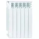 Aluminijasti radiator KFA Armatura 672 W bel 480 x 573 x 90 mm - stranski priključek