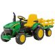 TRAKTOR PEG PEREGO JOHN DEERE Z AKUMULATORJEM 12V