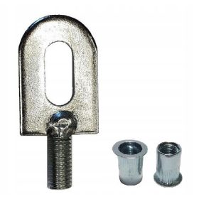 Montažni nosilec za pritrditev razpona ograje za fižol