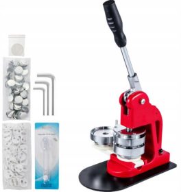 GumbiPress Stroj za Izdelavo Gumbi 75 mm 500 kosov