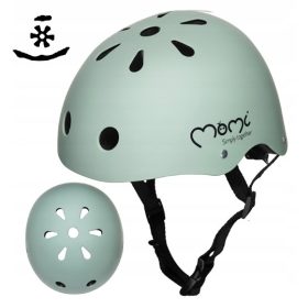 MoMi otroška čelada za kolo in skiro 47-58 cm roza