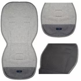 Zaffiro Premium volnena vložek za voziček 85 cm siva