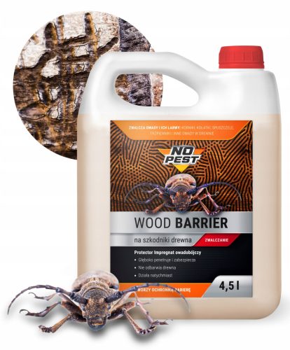 No-Pest Wood Barrier Protistrup za kornike in lesne škodljivce 4,5L