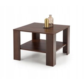 Kvadratna mizica Halmar Kwadro 70 x 70 x 53 cm oreha