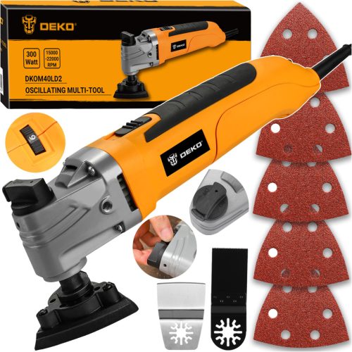 Večnamenski oscilacijski brusilnik DEKO 300 W 230 V