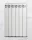 Faral Alba 1489 W aluminijasti radiator bel 800 x 680 x 95 mm - stranski priključek