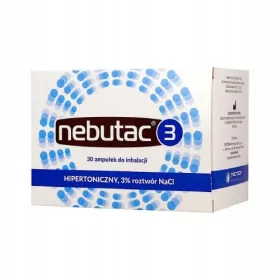   Nebutac 3% hipertonična raztopina za inhalacijo 30 ampuł x 4 ml
