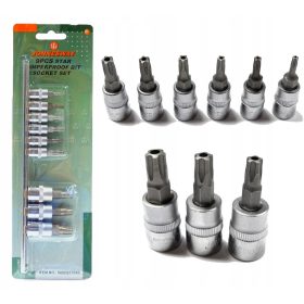    Komplet imbus ključev Jonnesway Torx z nasadnimi ključi 1/4" in 3/8" S08H23TS9S