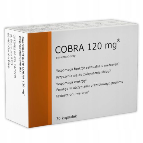 Kapsule COBRA 120 za boljšo zmogljivost in libido