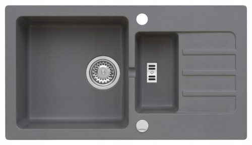 Zlewozmywak Martha 80 Moonlight Grey - Granitna korita za sodobno kuhinjo